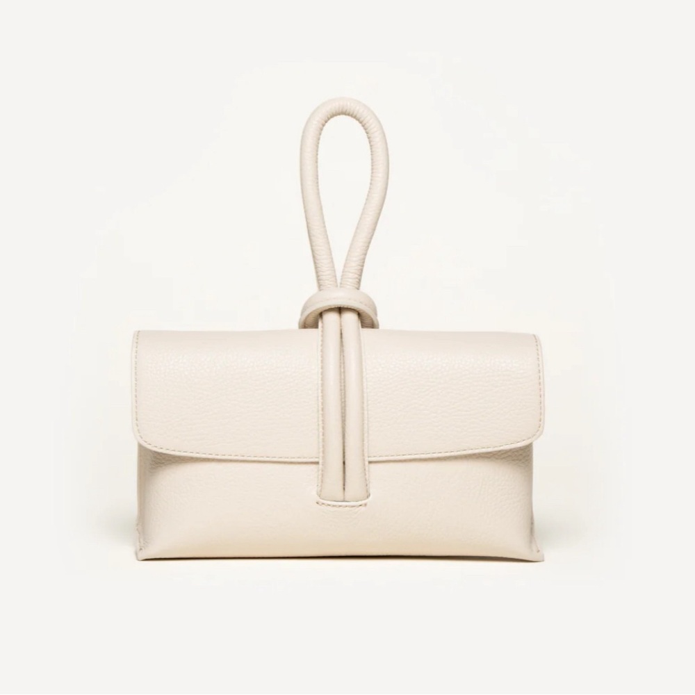 NWT M.Gemi The Francesca Convertible Crossbody in Ecru